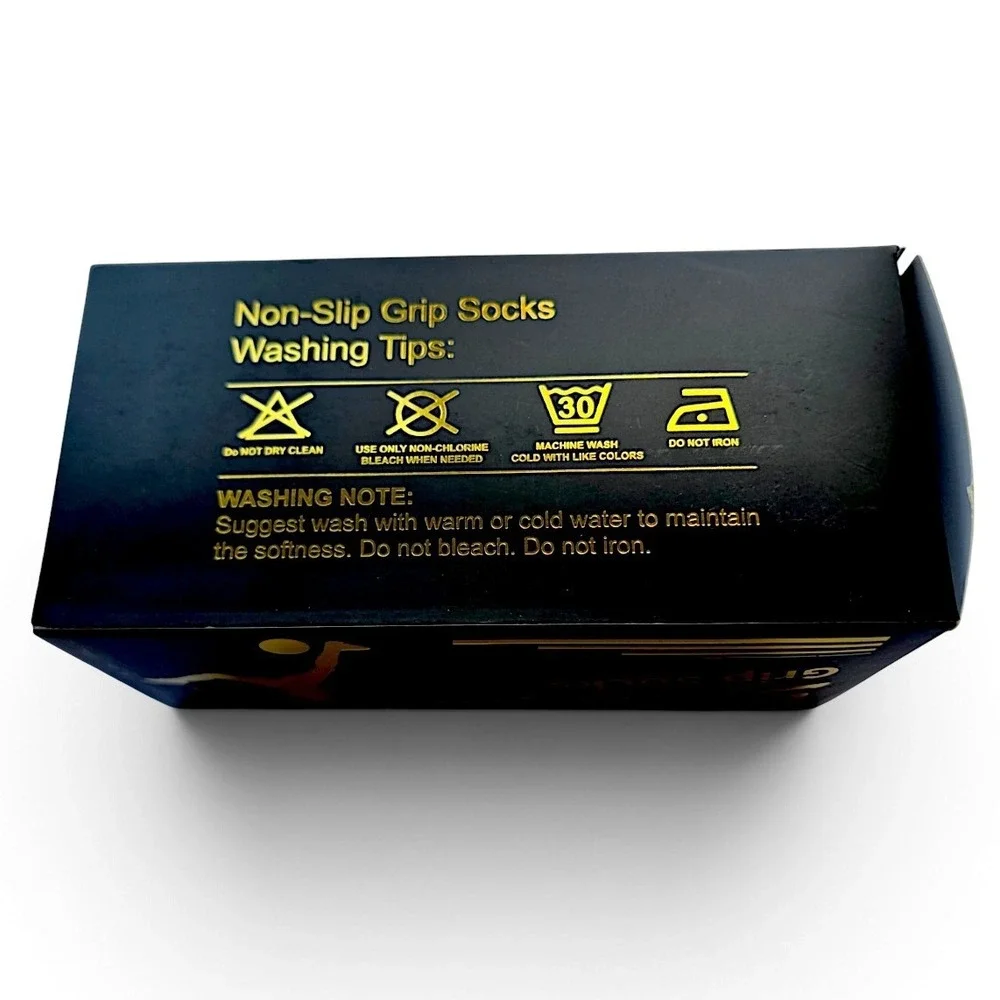 Spreezing Grip Socks Panenka Pro White Yellow Mens 6-11 Non-Slip NWT 4 pairs